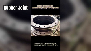 Các sản phẩm khớp nối cao su đã được sản xuất và sẵn sàng xuất xưởng.