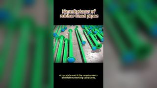 Ống lót cao su bền cho ngành công nghiệp