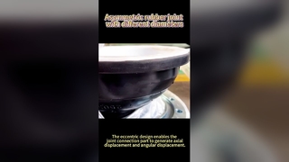 Khớp nối cao su linh hoạt giảm lệch tâm