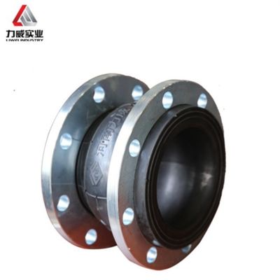DN80 đơn hình cầu Gói cao su linh hoạt ghép thép không gỉ 304 Compensator Flange