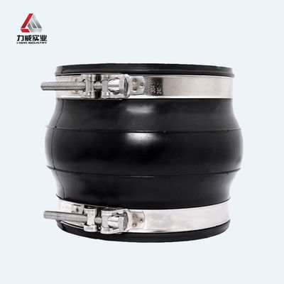 Loại kẹp linh hoạt Áp suất làm việc của khớp cao su với kẹp SS304