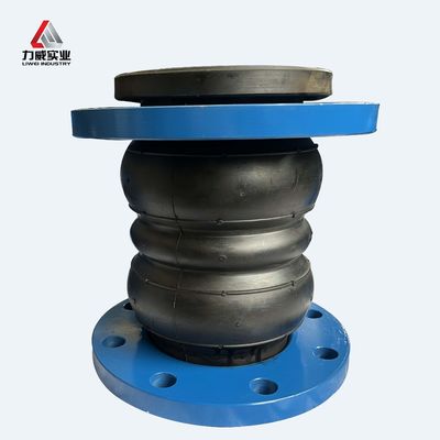 Hành động trục chung mở rộng cao su hình cầu kép SS304 Flange