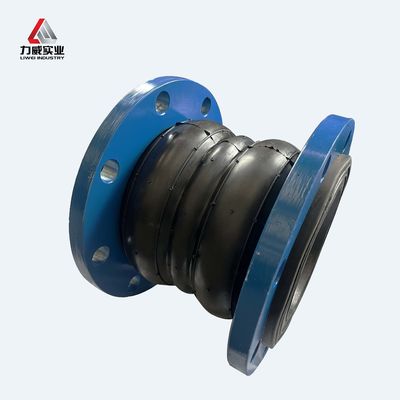 Double Bellow Flexible Joint Carbon Steel Flange hấp thụ rung động