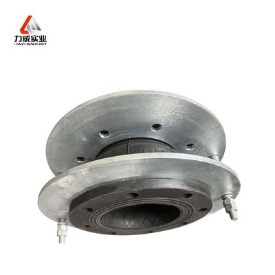 Custom Anticorrosive Wear-Resistant Hot-Dip Galvanized Flange Single Ball Flexible Rubber Joint (Điều nối cao su linh hoạt)