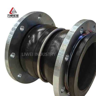 Phạm vi nhiệt độ âm 40 độ C đến 120 độ C Khớp nối cao su linh hoạt hình cầu kép Tuổi thọ cao Hỗ trợ tùy chỉnh OEM