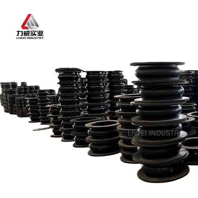 Khớp nối cao su mềm dạng cầu đơn, có mặt bích, thay đổi theo kích thước, bản vẽ cung cấp, phù hợp cho hệ thống đường ống và thiết bị