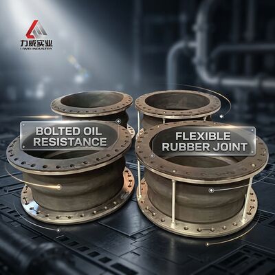 Phương pháp lắp đặt bằng bu-lông Khớp nối cao su linh hoạt hình cầu đơn, mang lại khả năng kháng dầu tuyệt vời, được thiết kế cho thời gian sử dụng lâu dài trong các hệ thống chất lỏng công nghiệp