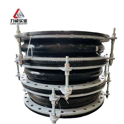 Khớp nối cao su mềm một quả cầu 15°C-80°C Tương thích với môi trường không khí, mang lại tuổi thọ cao và độ bền vượt trội