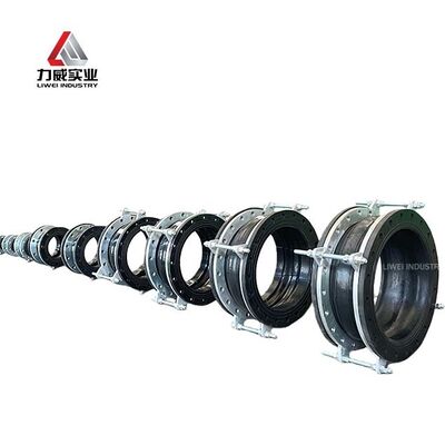 Khớp nối cao su mềm đàn hồi một quả cầu chống ăn mòn, phần tử đàn hồi phù hợp cho hệ thống đường ống động yêu cầu bù trừ chuyển động