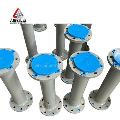 Pipa Berlapis Karet Sambungan Flensa Standar ASTM DN25-DN2000 Tahan Korosi Kompatibel ANSI Industri